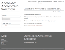 Tablet Screenshot of accoladesacctsol.com